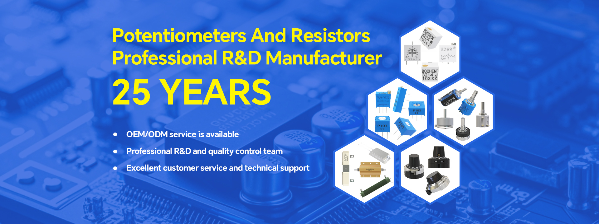 jakość potencjometr trymera fabryka