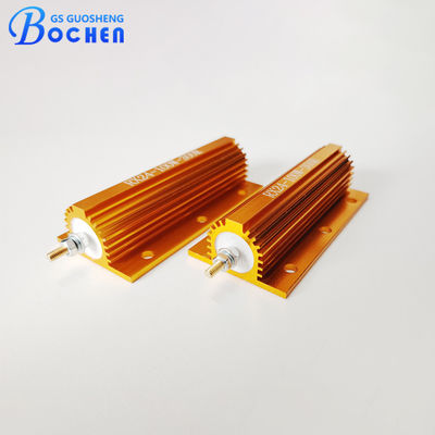 RX24 100W Wysokiej izolacji Dynamic Gold Aluminium Braking Resistor Aluminium Housed Braking Resistor dla urządzeń obciążeniowych