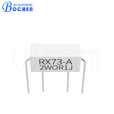2W OR1J 0,1 ohm 5% przez otwór Ceramic Tube Resistor In Bulk RX73-A